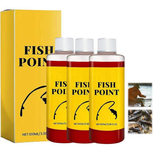 (3pcs, 100ML) Lichid atractant pește 100ml