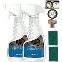 (2 SET, -) Spray Removedor Ferrugem Metais, Pesado e Concentrado, Peças Auto