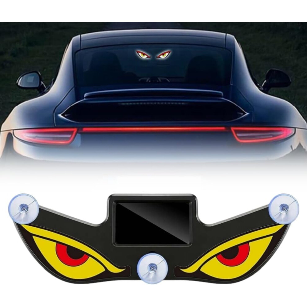 (Color C, 1Pcs) Solar Demon Eye Led Car Window Â No Drill, Usb Powered For Suv & Truck, Warning Light 5437706910602