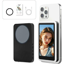 (Black, 1 set) 10cm selfie monitori näyttö puhelimeen