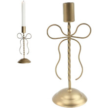 (Golden, 8.86×3.94 inch) Rusetti kartiomainen kynttilänjalka