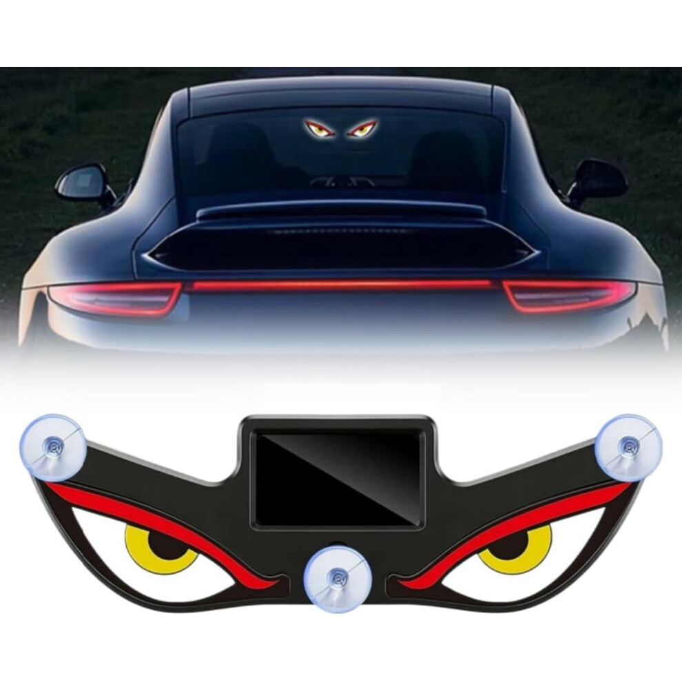 (Color A, 1Pcs) Solar Demon Eye Led Car Window Â No Drill, Usb Powered For Suv & Truck, Warning Light 5437706910596