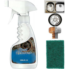 (1 SET, -) Spray Removedor Ferrugem Metais, Pesado e Concentrado, Peças Auto