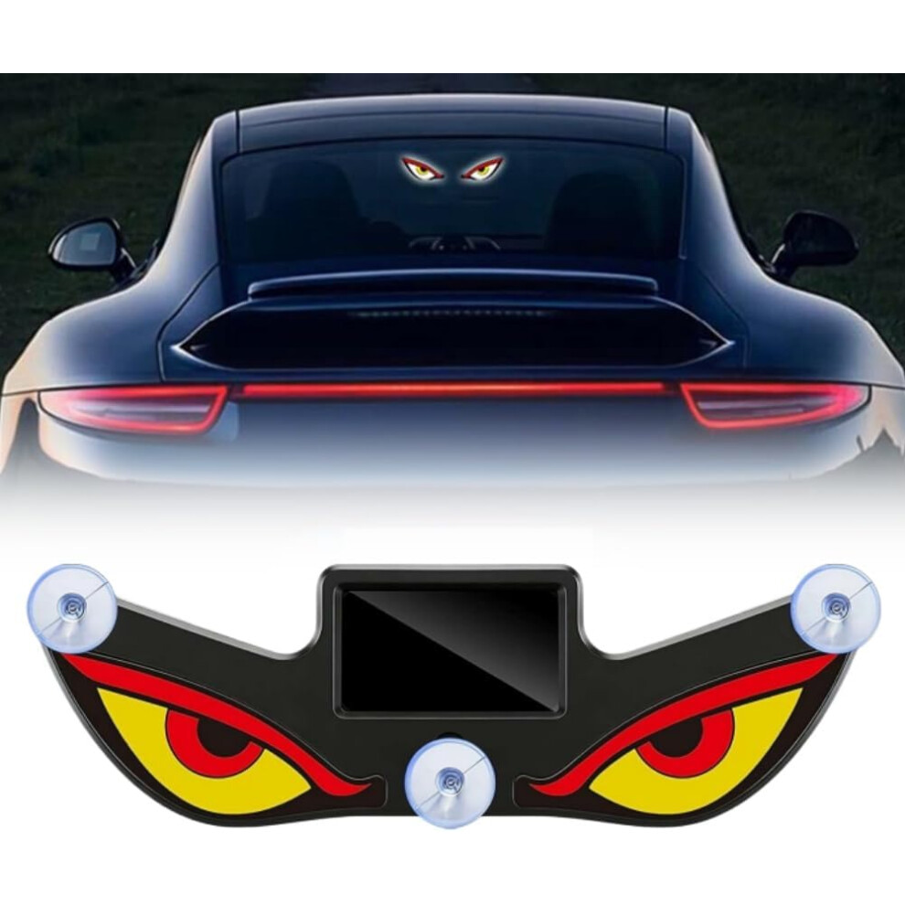 (Color D, 1Pcs) Solar Demon Eye Led Car Window Â No Drill, Usb Powered For Suv & Truck, Warning Light 5437706910572
