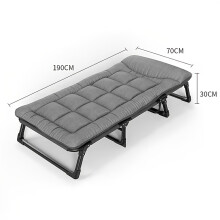 (Type B) New Heavy-duty 199.58KG Capacity Portable Folding Adult Camping Bed With Mattress And Side Pockets - Lightweight