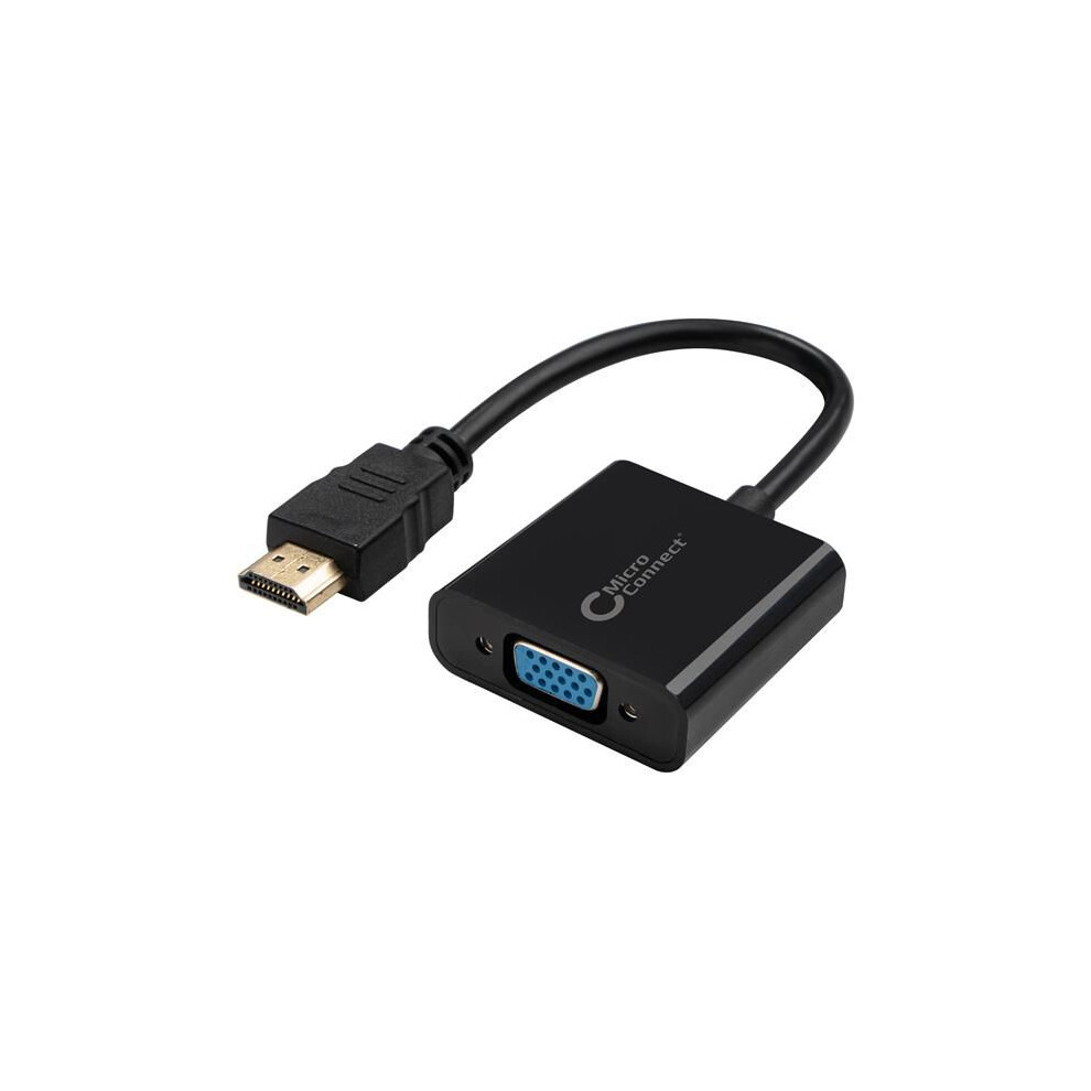 Microconnect Hdmi - Vga M/F Black 5704174050162