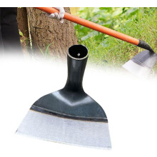 (Small 18cm, 1PCS) Wytrzymała motyka ogrodnicza, stalowe narzędzie do chwastów z wymienną główką, do spulchniania gleby