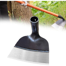 (Large 18cm, 1PCS) Wytrzymała motyka ogrodnicza, stalowe narzędzie do chwastów z wymienną główką, do spulchniania gleby