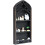 (French Frame, 1pcs) Gothic Window Crystal Shelf Display – Wall Mounted Miniature Case for Witch Decor 1