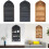 (French Frame, 1pcs) Gothic Window Crystal Shelf Display – Wall Mounted Miniature Case for Witch Decor 8