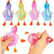 (Pink, 1pcs) 2026 ankka puristus stressipallo