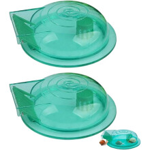 (Green, 2PCS) Schneckenfalle für Aquarium, wiederverwendbar, Plastik, für Garten, Bauer, 4er, grün