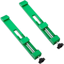 (Green, 2pcs) Nastaviteľná základná vodítko rezacieho stroja, vodítko pre kotúčovú pílu na skateplate pre drevospracovanie