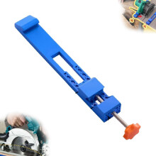 (Blue, 1pcs) Nastaviteľná základná vodítko rezacieho stroja, vodítko pre kotúčovú pílu na skateplate pre drevospracovanie