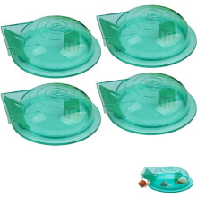 (Green, 4PCS) Schneckenfalle für Aquarium, wiederverwendbar, Plastik, für Garten, Bauer, 4er, grün