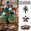 (Color B, 1pcs) Brad artificial flori mormânt, cadou 4