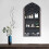 (French Frame, 2pcs) Gothic Window Crystal Shelf Display – Wall Mounted Miniature Case for Witch Decor 2