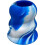 (Blue White, 1pcs) Baseball mailan suoja, silikoni 1