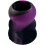 (Purple Black, 1pcs) Capac mâner bâtă baseball, silicon 1