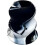(Black White, 1pcs) Capac mâner bâtă baseball, silicon 1