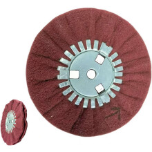 (10 Inches, 2Pcs) Nem szőtt légfúvóka polírozó kerék szögcsiszolóhoz – szatén felület fém polírozáshoz