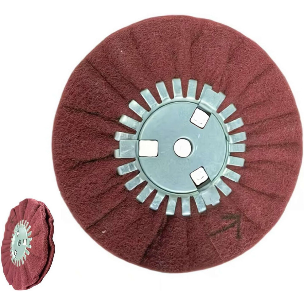 (10 Inches, 2Pcs) Non-Woven Airway Buffing Wheel For Angle Grinder Â Satin Finish For Metal Polishing 5437706913252