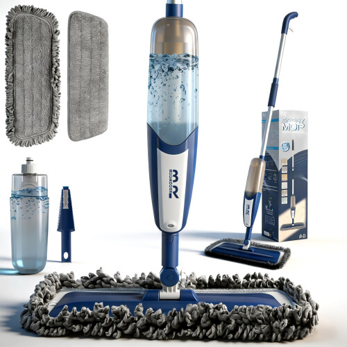 Floor Cleaning Spray Mop with 360