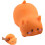 (Orange, 1pcs) Kissa stressipallo 1