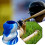 (Blue Black, 1pcs) Baseball mailan suoja, silikoni 4