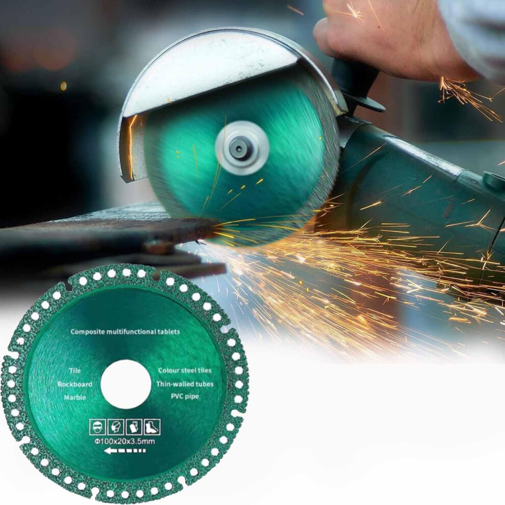 (1Pcs, Green) 4 Inch Indestructible Disc For Grinder Â Multifunctional Cutting Saw Blade For Angle Grinder 5437706914013