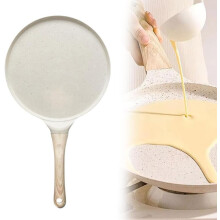 (White, 1pcs) Tarttumaton kreppipannu