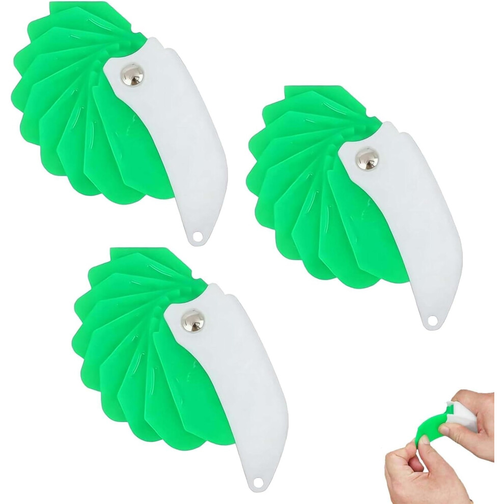 (Green C, 3Pcs) Silicone Seam Tool Set Â Multipurpose Caulking Finger Remover For Bathroom & Kitchen 5437706914488
