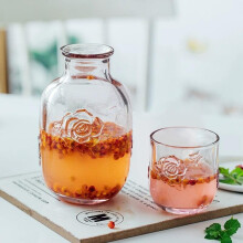 (Pink, 1set) 473ml sängyn vieressä vesikannu