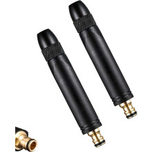 (Black, 2pcs) Koti korkeapaine autopesu vesitykki