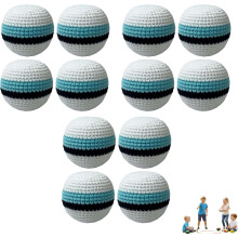 (12pcs ball, 1set) Käsintehty neulottu footbag