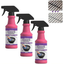 (Purple C, 4 Fl Oz (Pack of 1)) Fast-Acting Grill Degreaser Spray – 120ml Heavy Duty Cleaner for BBQ Grills