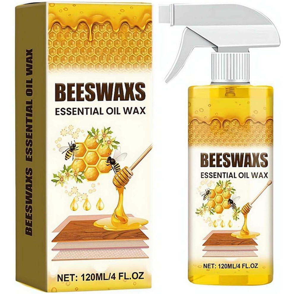 (Yellow A, 1 Fl Oz (Pack Of 1)) Beeswax Wood Polish Spray Â Natural Wood Cleaner Repairing Spray For Floors 5437706916000