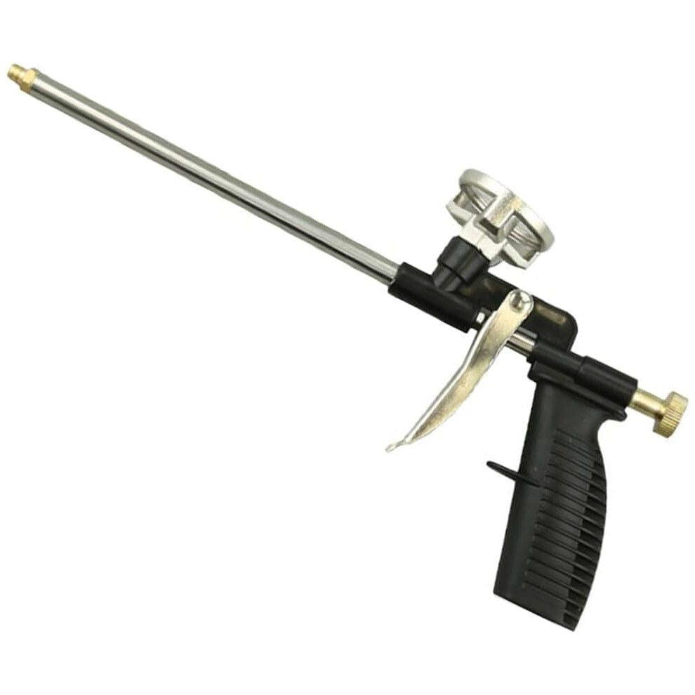 (Black, 1Pcs) Pu Expanding Foam Gun Â Metal Caulking Dispenser For Sealing & Insulating 5437706916468