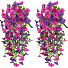 (Purple+pink, 2pcs) 2kpl teko kukat, UV kestävä