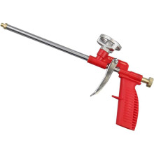 (Red, 1pcs) Pistolet do pianki poliuretanowej, metalowy dozownik do uszczelniania i izolacji