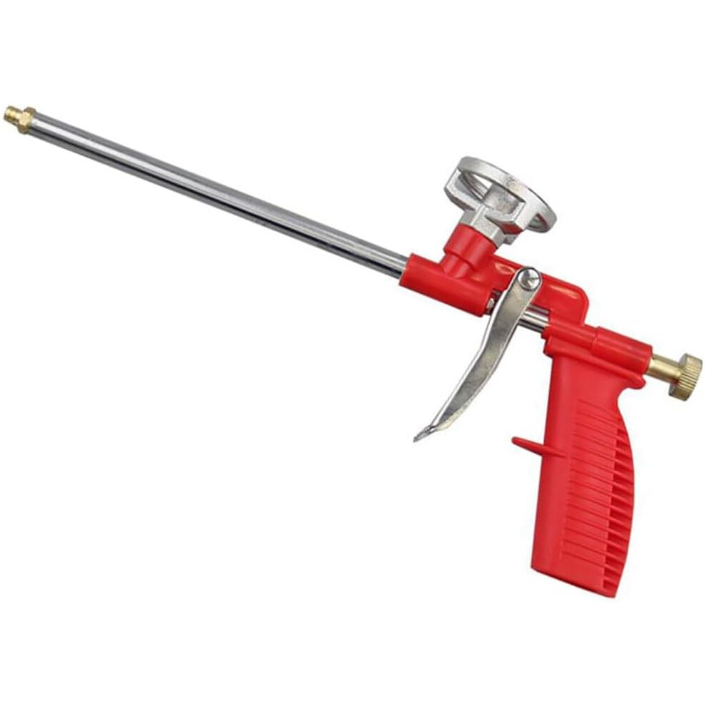 (Red, 1Pcs) Pu Expanding Foam Gun Â Metal Caulking Dispenser For Sealing & Insulating 5437706916482