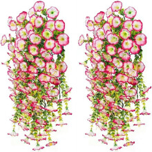 (Pink, 2pcs) 2kpl teko kukat, UV kestävä