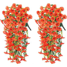 (Orange, 2pcs) 2kpl teko kukat, UV kestävä