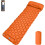 (Orange, 1pcs) Saltea camping gonflabilă cu pernă 1