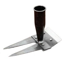 (2tooth, 1pcs) 1er-Unkrautrechen, 2 Zähne, Kohlenstoffstahl, für Rasen, Garten, schwer