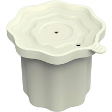(Beige, 1pcs) Kelímek forma na led, BPA-free silikonová láhev