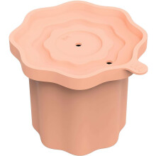(Pink, 1pcs) Kelímek forma na led, BPA-free silikonová láhev