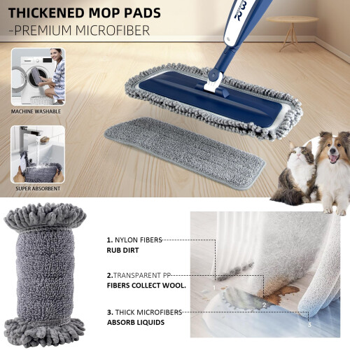 Floor Cleaning Spray Mop with 360 2