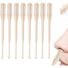 (8 Pcs, -) 2-i-1 neseklipper – 360 roterende manuell trimmer for menn og kvinner