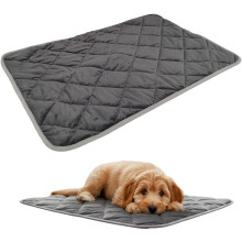 (Gray, L: 22.8"x34.6") Samohřejivá podložka pro psy a kočky, pratelná